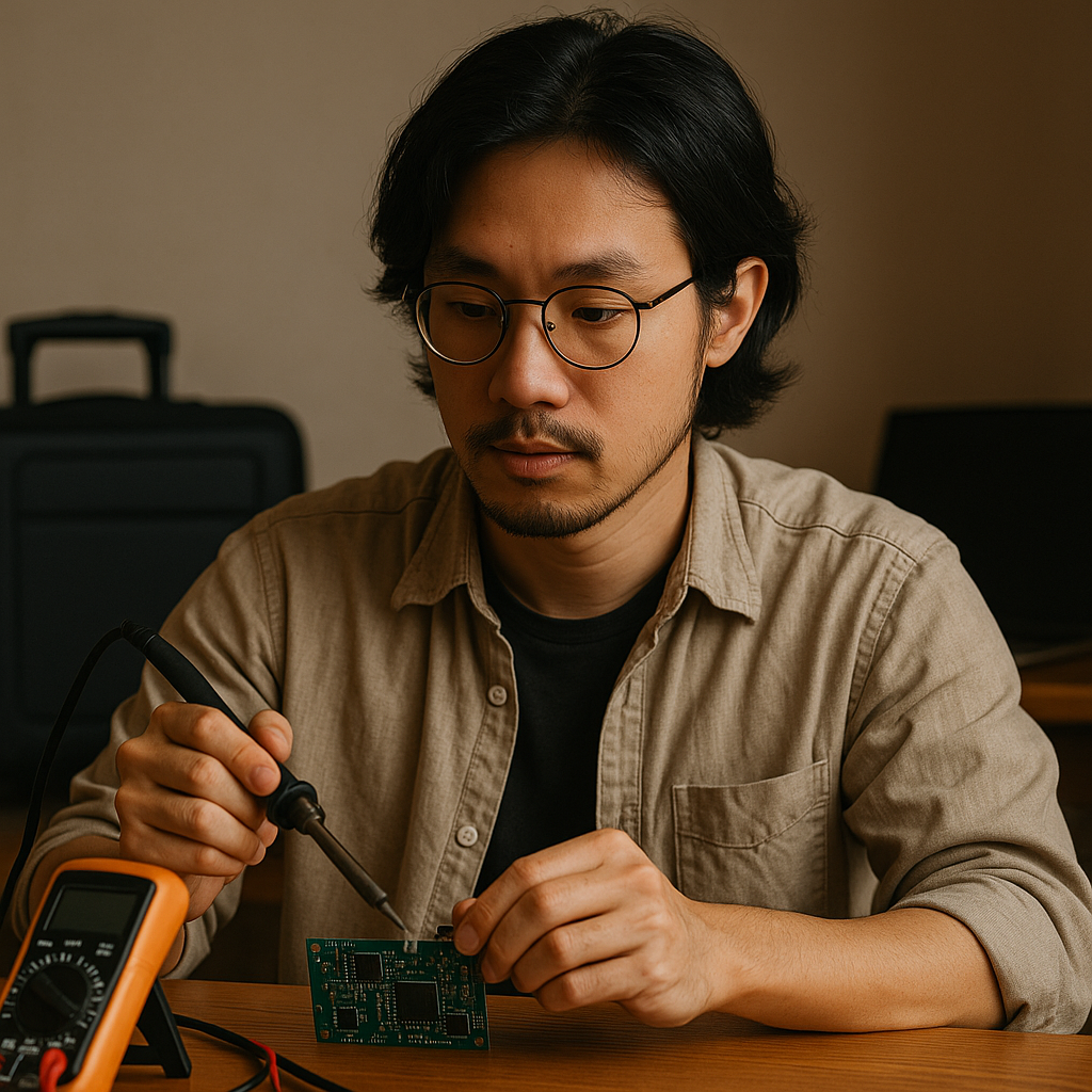 【自由力訪談】行李箱裡的電烙鐵：自由接案，也自由移動